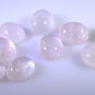 Rose Quartz loose Stone 1 Pieces 8 x 10 mm Oval Pink cabochon Gemstone