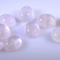 Rose Quartz loose Stone 1 Pieces 8 x 10 mm Oval Pink cabochon Gemstone