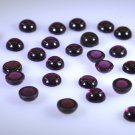 Garnet loose Stone 1 Pieces 4 x 4 mm Round Red cabochon Gemstone