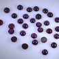 Garnet loose Stone 1 Pieces 4 x 4 mm Round Red cabochon Gemstone