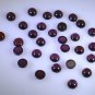Garnet loose Stone 1 Pieces 4 x 4 mm Round Red cabochon Gemstone