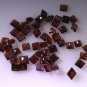 Garnet loose Stone 1 Pieces 4 x 4 mm Princess Red faceted Gemstone