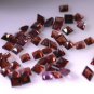 Garnet loose Stone 1 Pieces 4 x 4 mm Princess Red faceted Gemstone