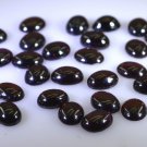 Garnet loose Stone 1 Pieces 6 x 8 mm Oval Red cabochon Gemstone