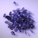 iolite loose Stone 1 Pieces 3 x 5 mm Oval Blue faceted Gemstone