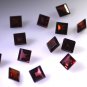 Garnet loose Stone 1 Pieces 6 x 6 mm Princess Red faceted Gemstone