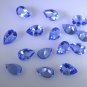 synthetic cubic zirconia Blue shappire cz loose gemstones 1 Pieces 6 x 9 mm Pear
