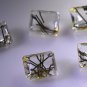 synthetic cubic zirconia Rutile Quartz cz loose Stone 1 Pieces 8 x 10 mm Emerald