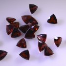 Garnet loose Stone 1 Pieces 5 x 5 mm Trillion Red faceted Gemstone