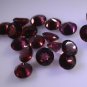Garnet loose Stone 1 Pieces 5 x 5 mm Round Red faceted Gemstone