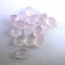 Rose Quartz loose Stone 1 Pieces 7 x 10 mm Pear Pink cabochon Gemstone