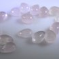 Rose Quartz loose Stone 1 Pieces 7 x 10 mm Pear Pink cabochon Gemstone