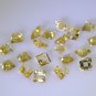 Citrine loose Stone 1 Pieces 5 x 5 mm Princess Yellow faceted Gemstone