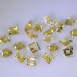 Citrine loose Stone 1 Pieces 5 x 5 mm Princess Yellow faceted Gemstone