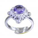 symmetricalstar Silver Fashion Women Jewelry Gems Ring SRTMP7-63