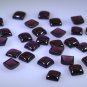 Garnet loose Stone 1 Pieces 5 x 5 mm Princess Red cabochon Gemstone
