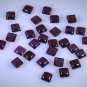 Garnet loose Stone 1 Pieces 5 x 5 mm Princess Red cabochon Gemstone