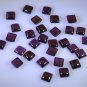 Garnet loose Stone 1 Pieces 5 x 5 mm Princess Red cabochon Gemstone