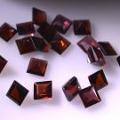 Garnet loose Stone 1 Pieces 5 x 5 mm Princess Red faceted Gemstone