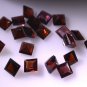 Garnet loose Stone 1 Pieces 5 x 5 mm Princess Red faceted Gemstone