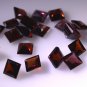 Garnet loose Stone 1 Pieces 5 x 5 mm Princess Red faceted Gemstone