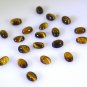 Tiger Eye loose Stone 1 Pieces 6 x 8 mm Oval Brown cabochon Gemstone