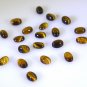 Tiger Eye loose Stone 1 Pieces 6 x 8 mm Oval Brown cabochon Gemstone