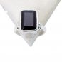 Riyo Black Onyx Funky Silver Jewellery Silver Ring For Women Sz 7.5 Srbon7.5-603