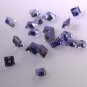 iolite loose Stone 1 Pieces 5 x 5 mm Princess Blue faceted Gemstone