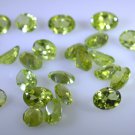 peridote loose Stone 1 Pieces 5 x 7 mm Oval Green faceted Gemstone