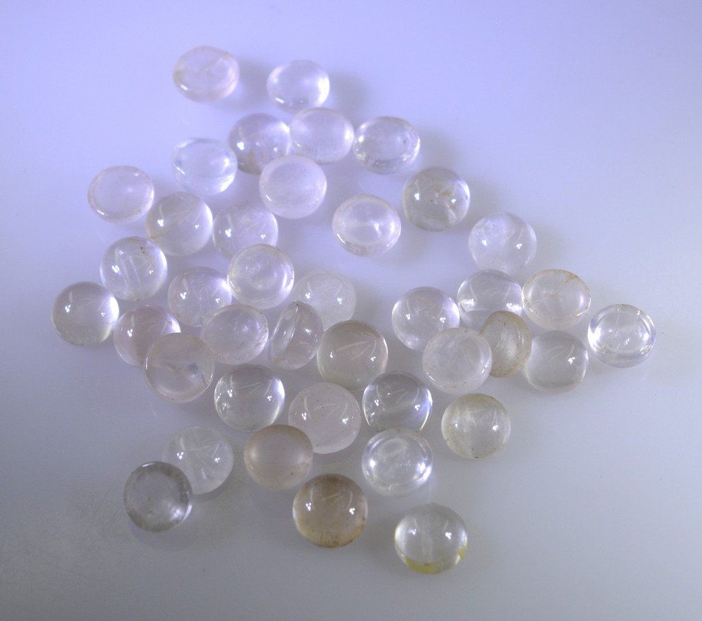 Rose Quartz loose Stone 1 Pieces 5 x 5 mm Round Pink cabochon Gemstone