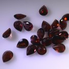 Garnet loose Stone 1 Pieces 5 x 7 mm Pear Red faceted Gemstone