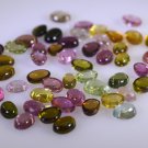 Tourmaline loose Stone 1 Pieces 3x4,3x5 mm Oval Multi cabochon Gemstone