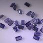 iolite loose Stone 1 Pieces 4 x 6 mm Emerald cut Blue faceted Gemstone