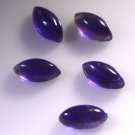 Amethyst loose Stone 1 Pieces 6 x 11 mm Marquise Purple cabochon Gemstone