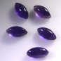 Amethyst loose Stone 1 Pieces 6 x 11 mm Marquise Purple cabochon Gemstone
