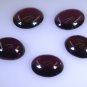 Garnet loose Stone 1 Pieces 8 x 10 mm Oval Red cabochon Gemstone
