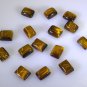 Tiger Eye loose Stone 1 Pieces 6 x 8 mm Emerald cut Brown cabochon Gemstone