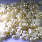 faux pearl loose Stone 10 Pieces 6 x 8 mm Oval Off-white cabochon Gemstone