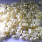 faux pearl loose Stone 10 Pieces 6 x 8 mm Oval Off-white cabochon Gemstone