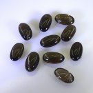 Smoky Quartz loose Stone 1 Pieces 8 x 15 mm Oval Brown cabochon Gemstone