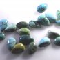 Turquoise loose Stone 1 Pieces 6 x 9 mm Pear multi cabochon Gemstone