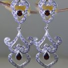 stunning Silver Fashion Women Jewelry Gems Earring SETEMP-64