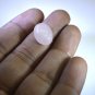 Rose Quartz loose Stone 1 Pieces 10 x 12 mm Oval Pink cabochon Gemstone