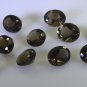 Smoky Quartz loose Stone 1 Pieces 8 x 8 mm Oval Brown faceted Gemstone