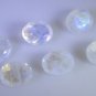 Rainbow Moonstone loose Stone 1 Pieces 8 x 10 mm Oval Multi faceted Gemstone