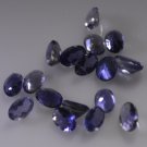 iolite loose Stone 1 Pieces 3 x 4 mm Oval Blue faceted Gemstone