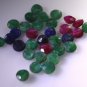 Dyed Rubi loose Stone 1 Pieces 5 x 5 mm Round multi faceted Gemstone