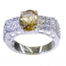 radiantstar Silver Fashion Women Jewelry Gems Ring SRTMP7-55