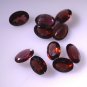 Garnet loose Stone 1 Pieces 5 x 7 mm Oval Red faceted Gemstone